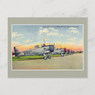 Carte Postale Avions vintages Maxwell Field Montgomery AL