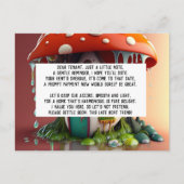 Carte Postale Avis de location tardive (Devant)