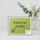 Carte postale Avis de retard (Debout devant)