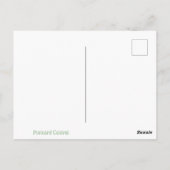 Carte postale Avis de retard (Dos)