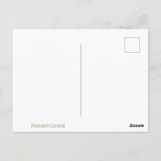 Carte postale Avis de retard (Dos)