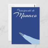 Carte Postale Avis de voyage Principauté de Monaco (Devant / Derrière)