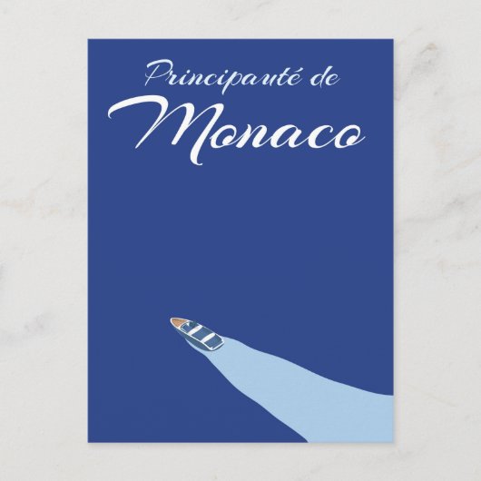 Carte Postale Avis de voyage Principauté de Monaco (Devant)