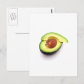 Carte Postale Avocado ouvert découpé (Devant / Derrière)