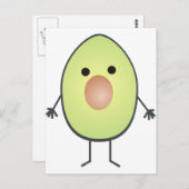 Carte Postale avocat (Devant / Derrière)