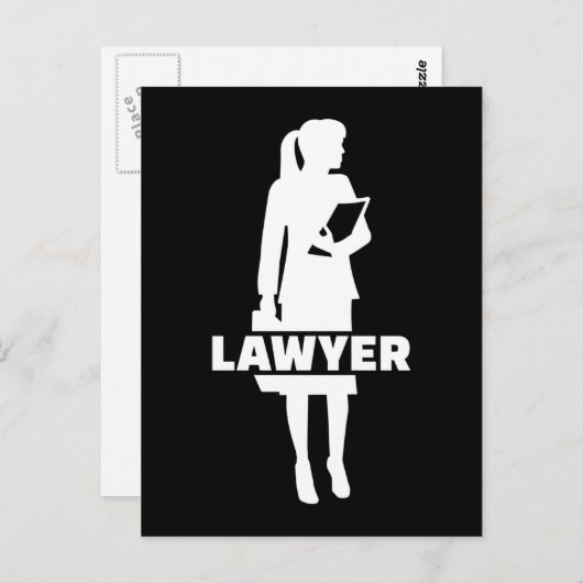 Carte Postale Avocat (Devant / Derrière)