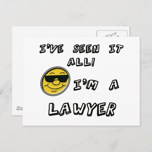 Carte Postale Avocat (Devant / Derrière)