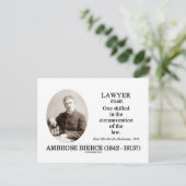 Carte Postale Avocat (Ambrose Bierce The Devil's Dictionary) (Debout devant)