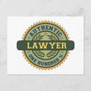 Carte Postale Avocat authentique