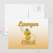 Carte Postale Avocat Chick (Devant / Derrière)
