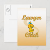 Carte Postale Avocat Chick (Devant / Derrière)