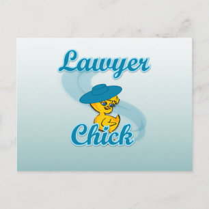 Carte Postale Avocat Chick #3