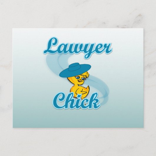Carte Postale Avocat Chick #3 (Devant)