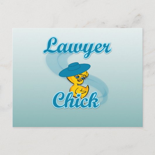 Carte Postale Avocat Chick #3 (Devant)