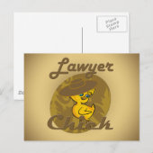 Carte Postale Avocat Chick #6 (Devant / Derrière)