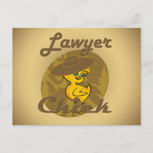 Carte Postale Avocat Chick #6