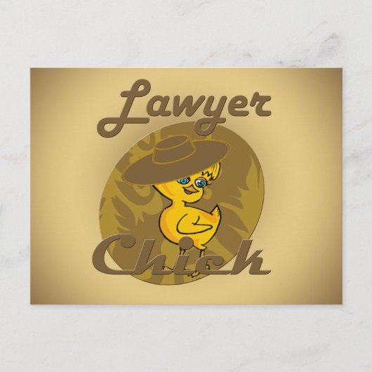 Carte Postale Avocat Chick #6 (Devant)