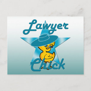 Carte Postale Avocat Chick #7