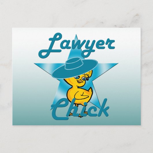 Carte Postale Avocat Chick #7 (Devant)