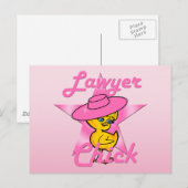 Carte Postale Avocat Chick #8 (Devant / Derrière)