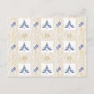 Carte Postale Avocat - Élégant arbre de Noël