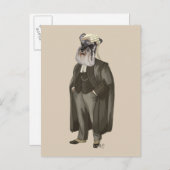 Carte Postale Avocat Schnauzer 2 (Devant / Derrière)
