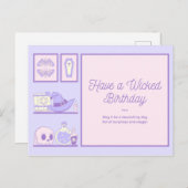 Carte Postale Avoir un mauvais anniversaire (Devant / Derrière)