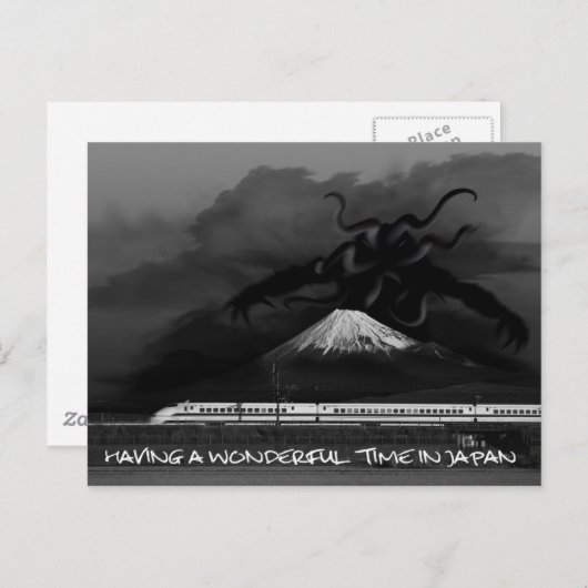 Carte Postale Avoir un temps merveilleux au Japon (Devant / Derrière)