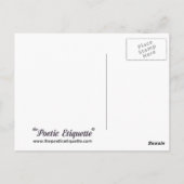 Carte Postale Avoir une affaire (Dos)