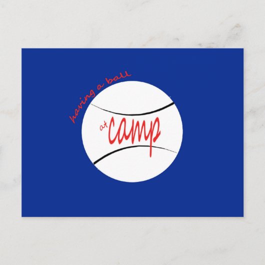 Carte Postale Avoir une balle au camp (Devant)