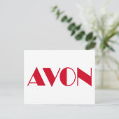 Carte postale AVON (Debout devant)