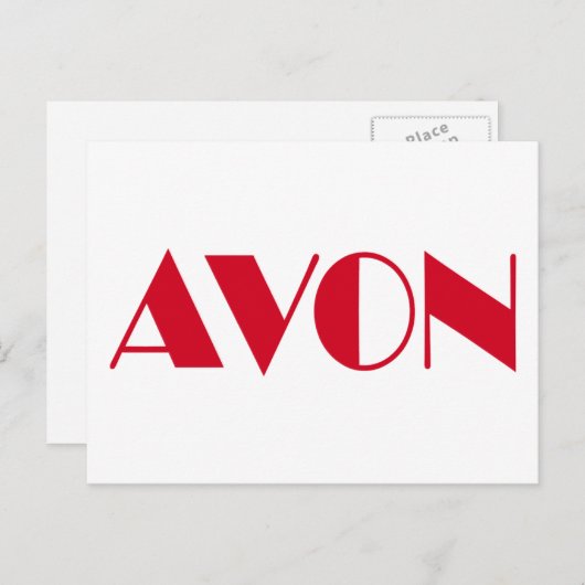 Carte postale AVON (Devant / Derrière)