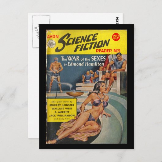 Carte Postale Avon Science Fiction Reader 01 (1951.Avon)_Pulp Ar (Devant / Derrière)