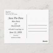 Carte Postale Avondale Redbud Art Enregistrer La Date (Dos)