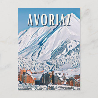 Carte Postale Avoriaz Station de ski