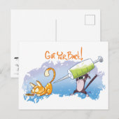 Carte Postale AVOTRE DOS - REMETTEZ-VOUS VITE ! par Jeff Willis  (Devant / Derrière)