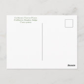 CARTE POSTALE AVRIL (Dos)