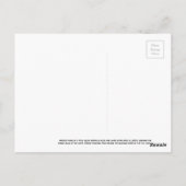 Carte Postale Avril 2024 Éclipse solaire totale en noir et blanc (Dos)