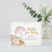 Carte Postale Avril Douches Apporter mai Fleurs Livres pour bébé (Debout devant)