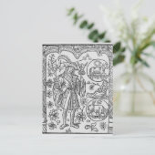 Carte Postale Avril, fleurs, baies (Debout devant)