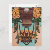 Carte Postale Avril - Taurus (Devant / Derrière)