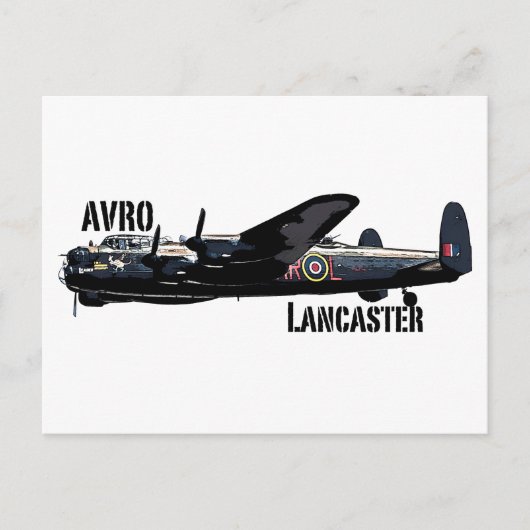 Carte Postale Avro Lancaster (Devant)