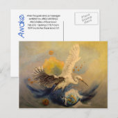 Carte Postale Awake, message de Kotuku (Devant / Derrière)