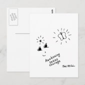 Carte postale 'Awakening Take Courage' (Devant / Derrière)