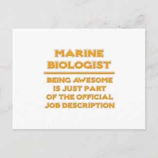 Carte Postale Awesome Biologiste de la Marine .. Description du 