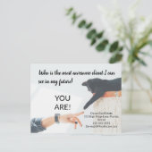 Carte Postale Awesome client immobilier marketing vendre postcar (Debout devant)