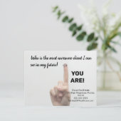 Carte Postale Awesome client vente immobilier (Debout devant)