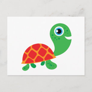 Carte Postale Awesome Turtle
