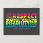 Carte postale AWN Rainbow Pride (Devant)