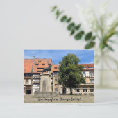 Carte Postale aWorld2Celebrate : Salutations de Braunschweig! (Debout devant)